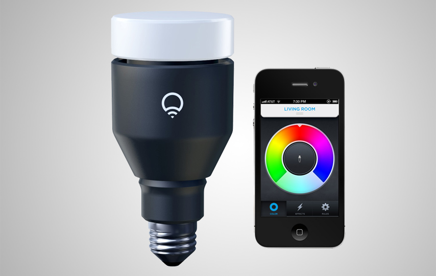 Lifx - лампа, управляемая с iOS- и Android-устройств (Black) купить в интернет-магазине icover