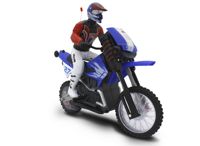 1Toy Gyro-Moto - радиоуправляемый мотоцикл (Blue) купить в интернет-магазине icover
