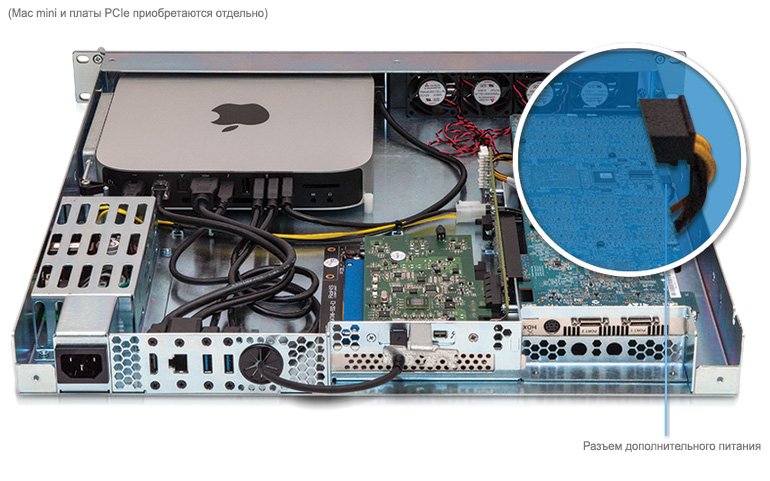 Sonnet xMac mini Server (XMAC-MS-A) - рэковая система расширения для Mac mini (Silver) купить в интернет-магазине icover