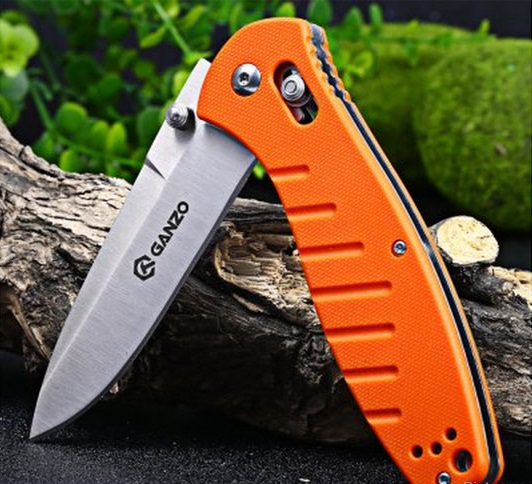 Ganzo G738 - нож складной  (Orange) купить в интернет-магазине icover
