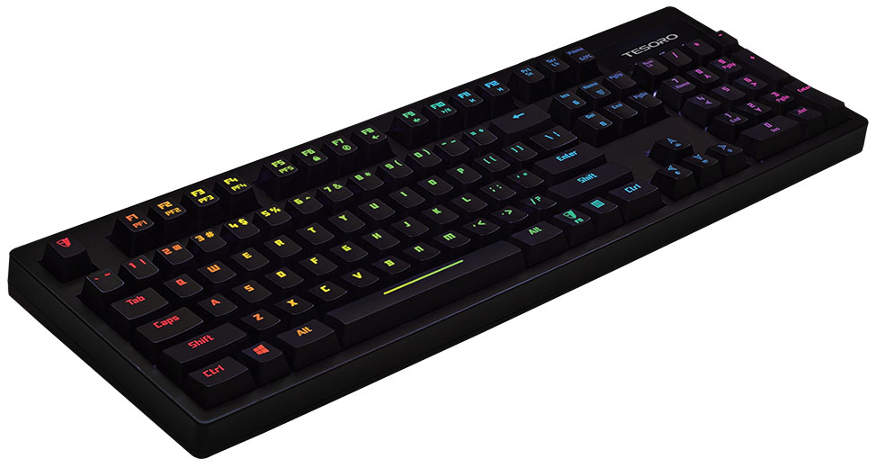 Tesoro Excalibur Spectrum (TS-G7SFL) - игровая клавиатура (Black/Kailh Brown) купить в интернет-магазине icover