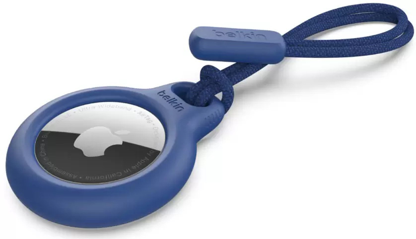 Держатель со шнурком Belkin Secure Holder (F8W974btBLU) для Apple AirTag (Blue) купить в интернет-магазине icover