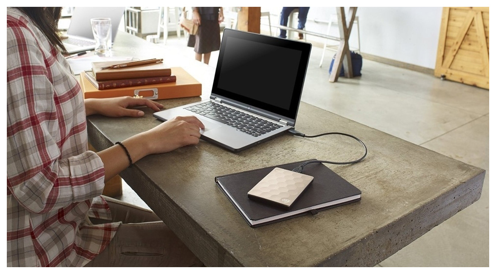 Внешний жесткий диск Seagate Backup Plus Ultra Slim 1Tb (STEH1000201) купить в интернет-магазине icover