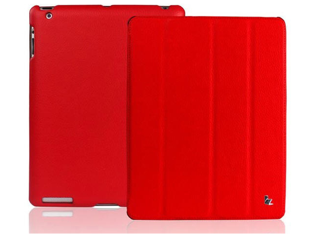 Jison Smart Leather Case - чехол для iPad 2/iPad 3/iPad 4 (Red) купить в интернет-магазине icover