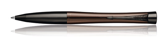 Шариковая ручка Parker Urban Premium Ballpoint M с синими чернилами (Metallic Brown) купить в интернет-магазине icover