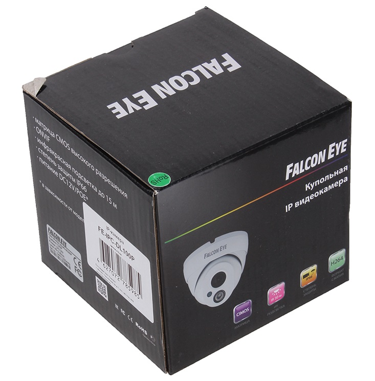 Уличная купольная IP-камера Falcon Eye (FE-IPC-DL100P) купить в интернет-магазине icover