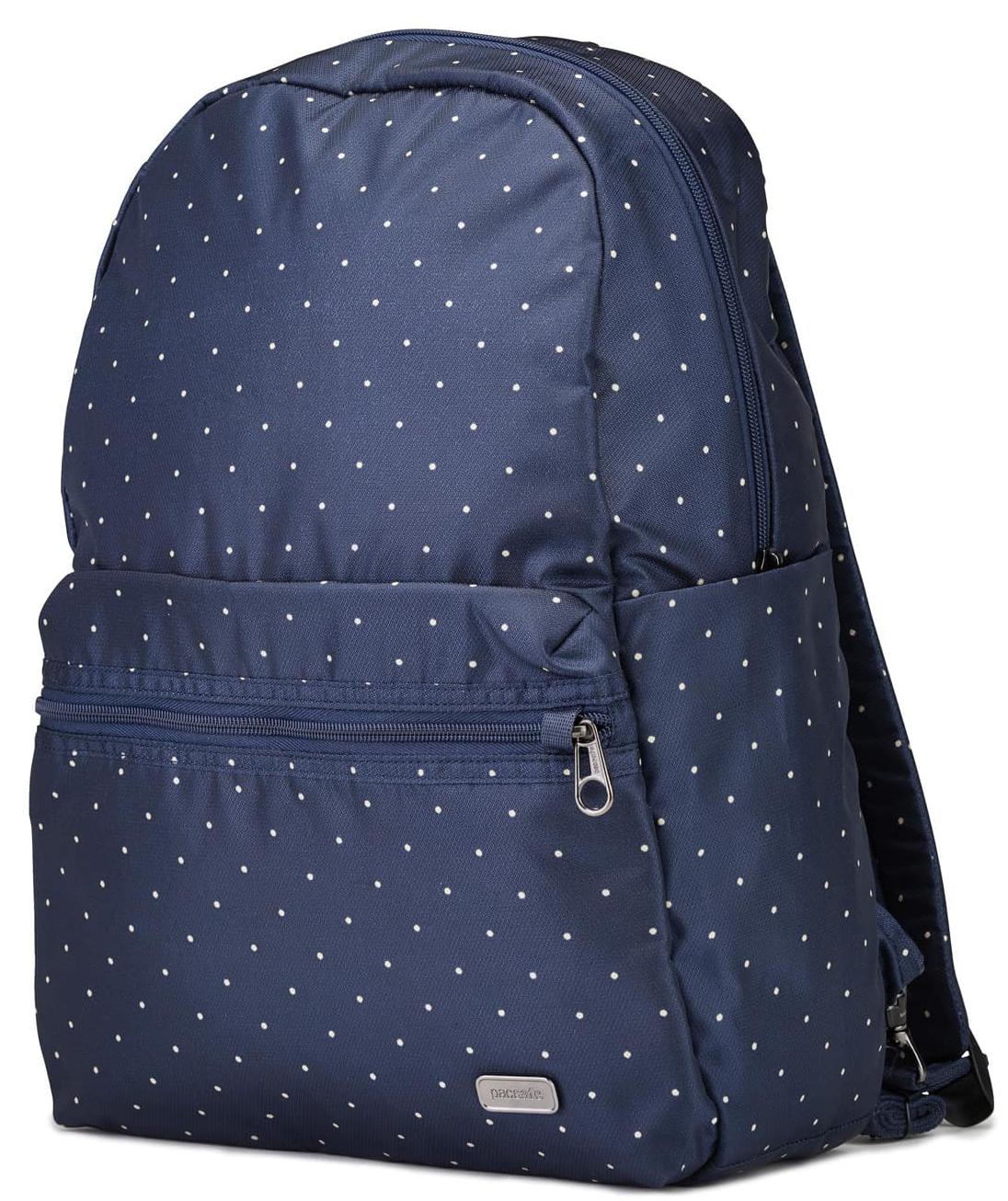 

Рюкзак Pacsafe Daysafe для ноутбука 13" (Navy Polka Dot), Daysafe