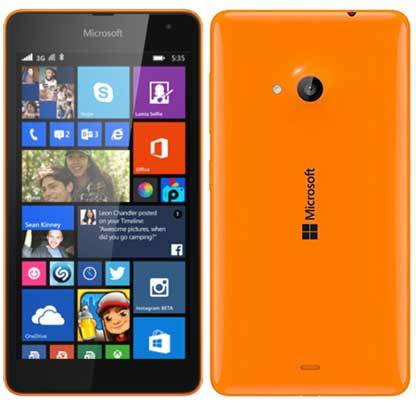 Смартфон Microsoft Lumia 535 Dual Sim (Orange) купить в интернет-магазине icover
