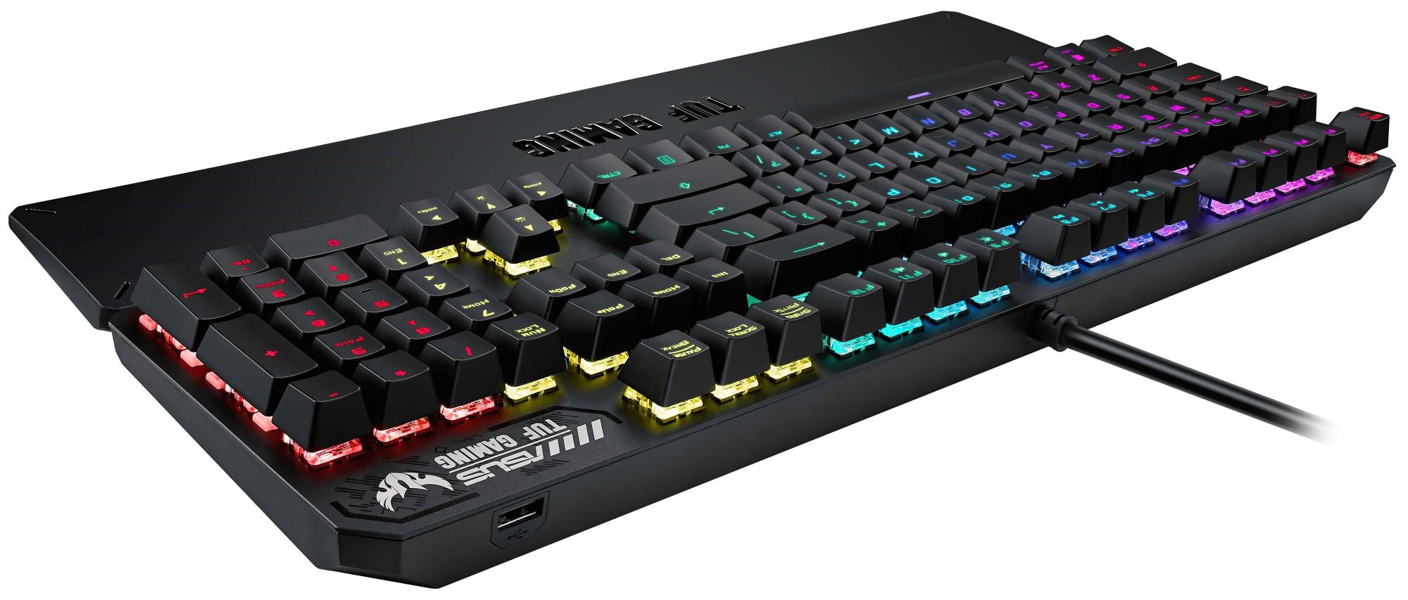 Игровая клавиатура Asus TUF Gaming K3 Kailh Brown 90MP01Q1-BKRA00 (Black) купить в интернет-магазине icover