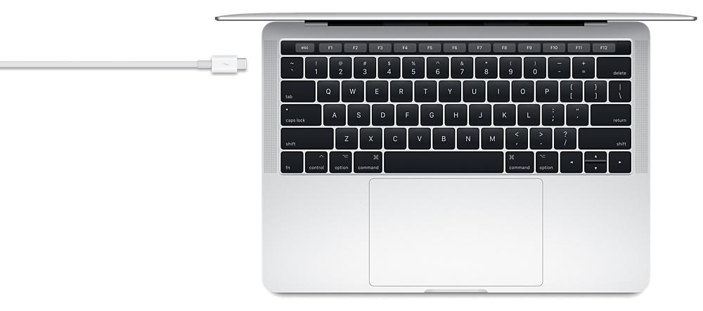 Кабель Apple USB-C Thunderbolt 3 (MQ4H2ZM/A) 0.8 метра (White) купить в интернет-магазине icover