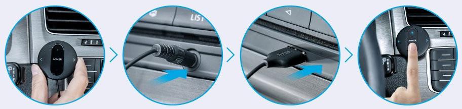 Bluetooth-ресивер Anker SoundSync Drive (Black) купить в интернет-магазине icover