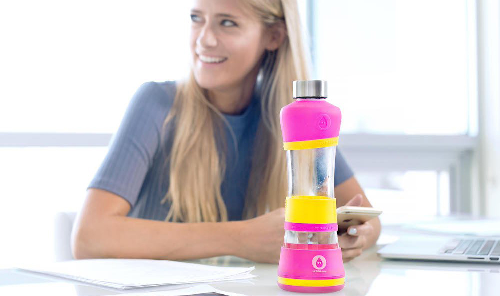 Умная бутылка для воды H2OPal Smart 2AETMD0H2O-B2 (Pink/Yelllow) купить в интернет-магазине icover