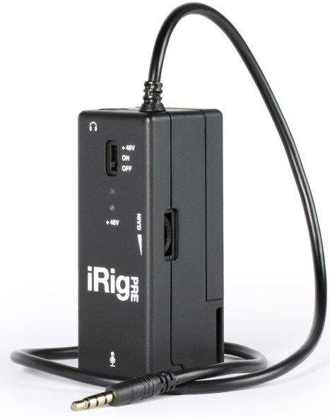 Микрофонный предусилитель IK MULTIMEDIA iRig PRE для iPhone/iPod touch/iPad купить в интернет-магазине icover