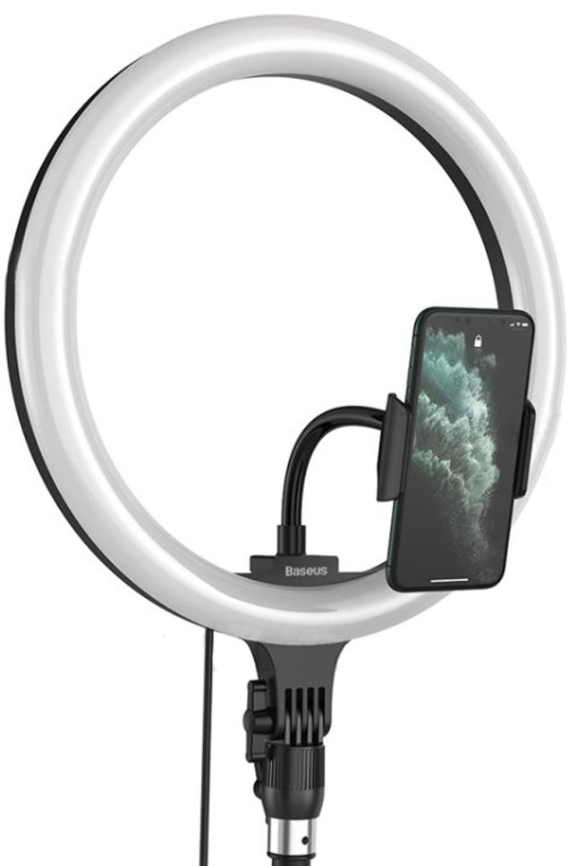 Штатив с LED-лампой Baseus Live Stream Holder-Floor Stand CRZB12-B01 (Black) купить в интернет-магазине icover