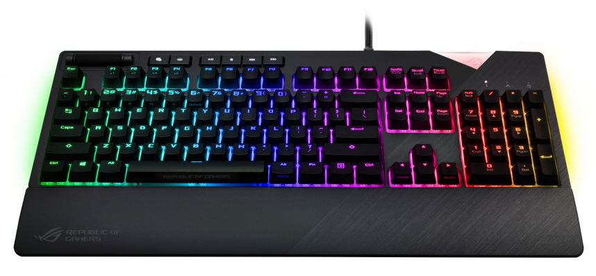 Игровая клавиатура Asus ROG Strix Flare Silent 90MP00M5-B0RA00 (Black) купить в интернет-магазине icover