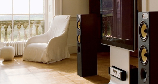 Bowers & Wilkins DM684 (2 шт.) – Напольная акустическая система (Red Cherry) купить в интернет-магазине icover