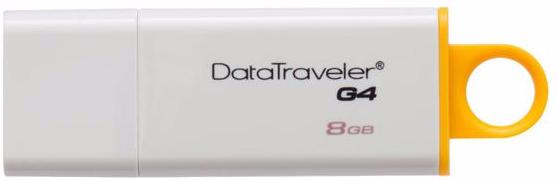 Флеш-накопитель Kingston DataTraveler G4 8Gb DTIG4/8GB (White) купить в интернет-магазине icover
