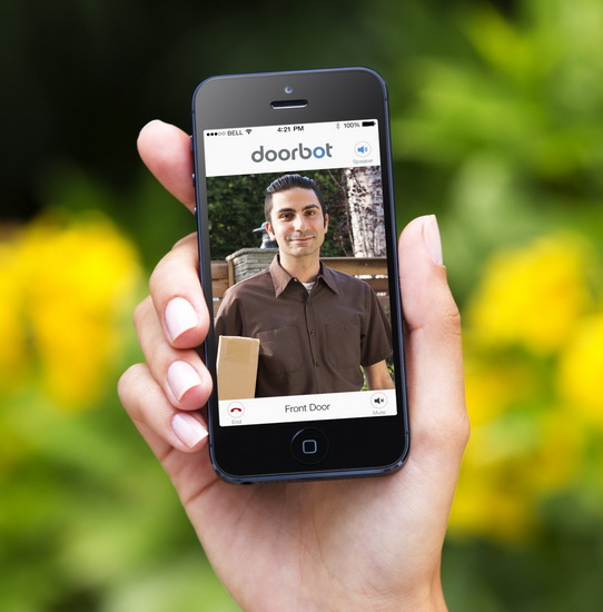 DoorBot Doorbell - беспроводной видеоглазок для устройств на iOS и Android купить в интернет-магазине icover