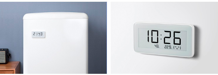 Метеостанция Xiaomi Mijia Temperature And Humidity Electronic Watch (LYWSD02MMC) купить в интернет-магазине icover