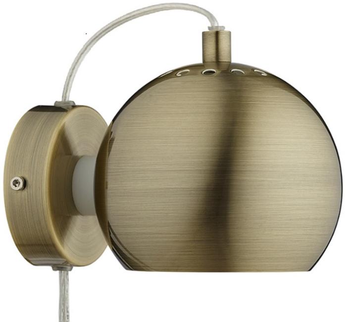 

Настенная лампа Frandsen Ball (Antique Brass)