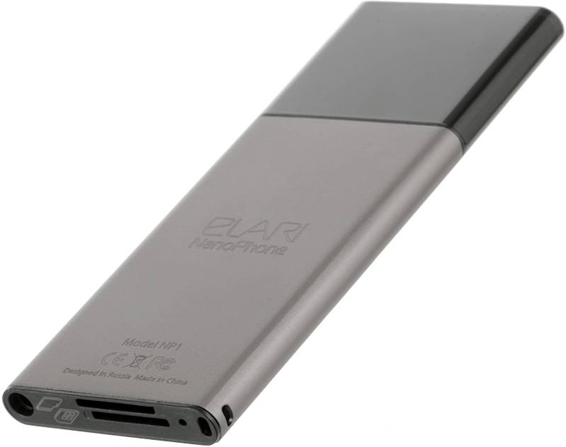 Телефон Elari NanoPhone (Silver) купить в интернет-магазине icover