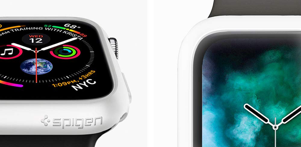 Чехол Spigen Thin Fit (062CS24475) для Apple Watch Series SE/6/4 44 mm (White) купить в интернет-магазине icover