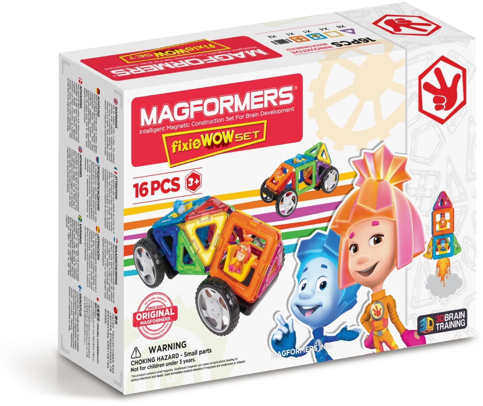 

Магнитный конструктор Magformers Fixie Wow Set (770001)