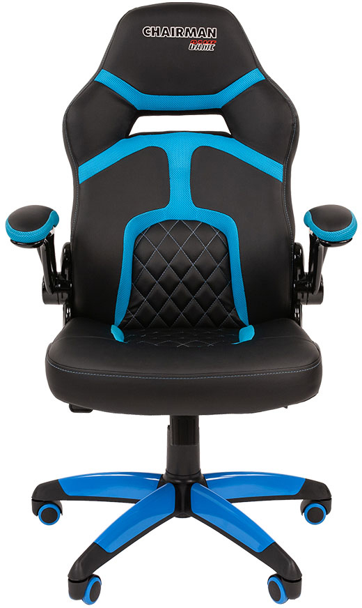 Игровое кресло Chairman Game 18 00-07051188 (Black/Blue) купить в интернет-магазине icover