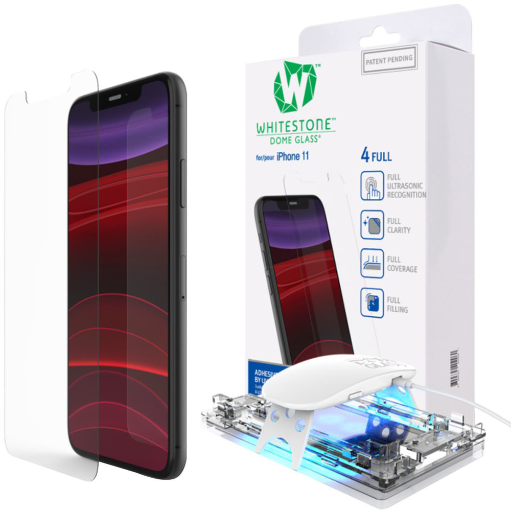 

Защитное стекло Whitestone Dome без лампы (8809365403837) для iPhone 11 (Clear)