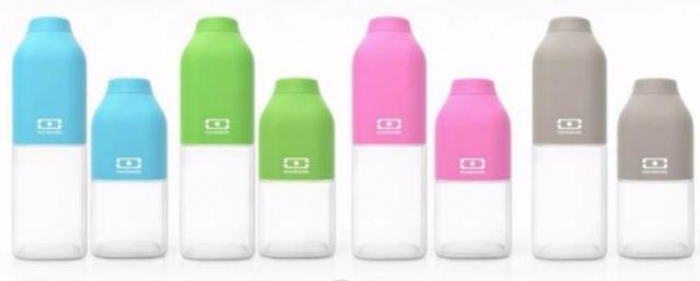 Monbento Positive 0,33 л - многоразовая бутылка (Light green) купить в интернет-магазине icover