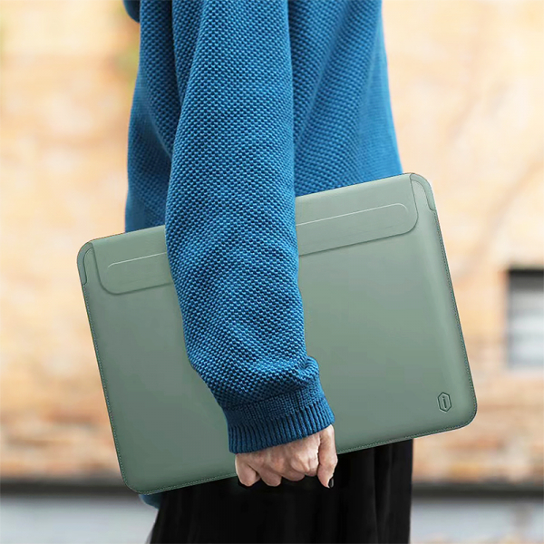 Чехол Wiwu Skin Pro Slim Stand Sleeve для MacBook Pro 16 (Midnight Green) купить в интернет-магазине icover