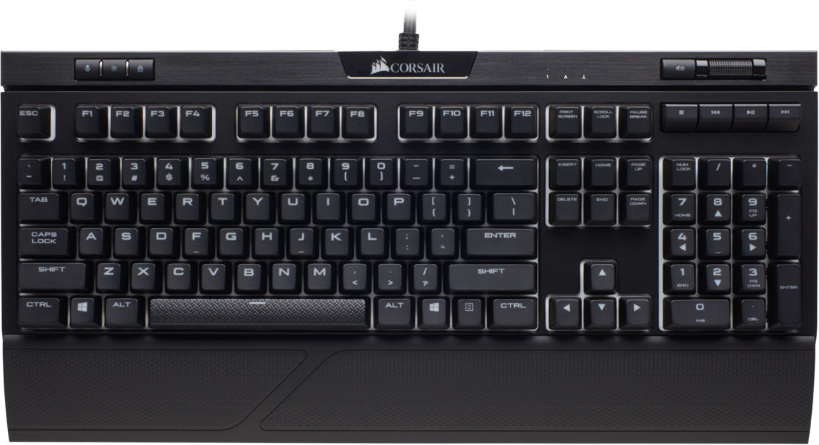 Игровая клавиатура Corsair STRAFE RGB MK.2 Cherry MX Silent CH-9104113-RU (Black) купить в интернет-магазине icover