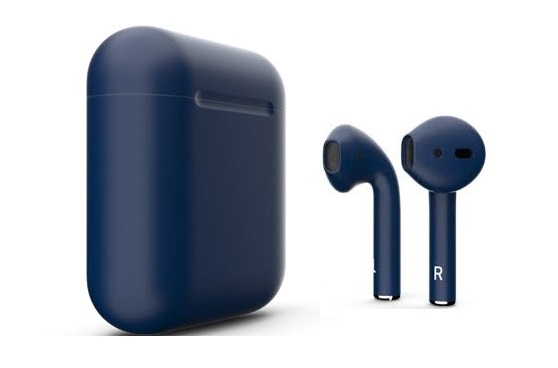 Беспроводные наушники Apple AirPods Color (Midnight Blue) купить в интернет-магазине icover