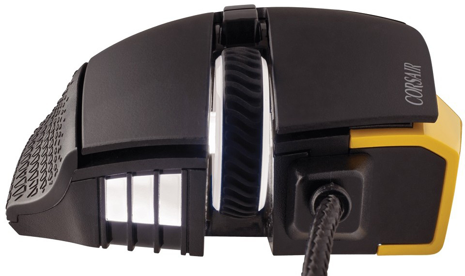 Игровая мышь Corsair Scimitar PRO RGB CH-9304011-EU (Yellow) купить в интернет-магазине icover