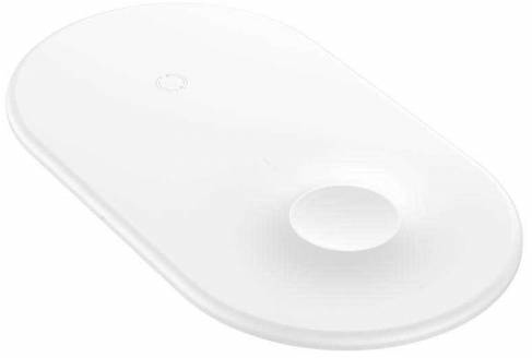 Беспроводное зарядное устройство Baseus Smart 2in1 WX2IN1-02 (White) купить в интернет-магазине icover