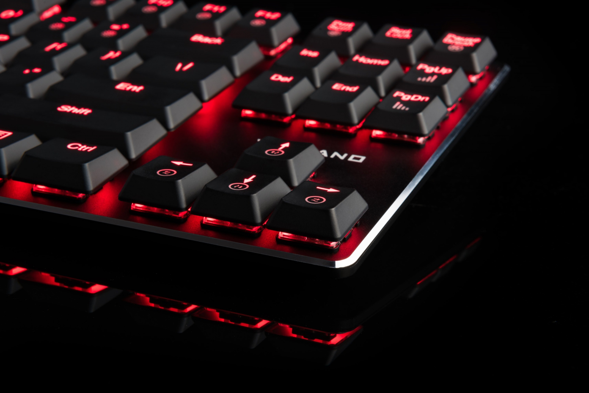 Игровая клавиатура Modecom Volcano Blade Ultra Slim Kailh Red Switch K-MC-BLADE-RED-RU (Black) купить в интернет-магазине icover