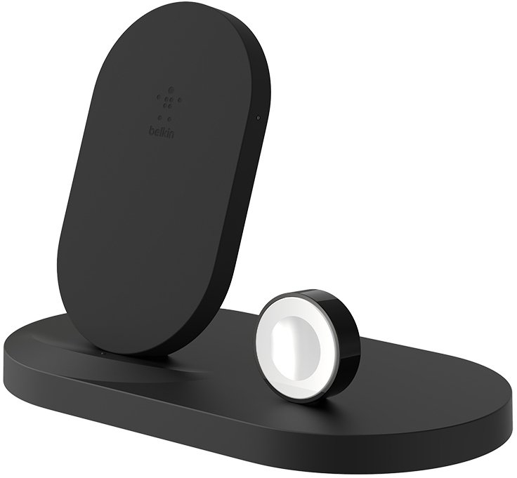 Беспроводная док-станция Belkin BoostUp F8J235vfBLK для iPhone/Apple Watch (Black) купить в интернет-магазине icover