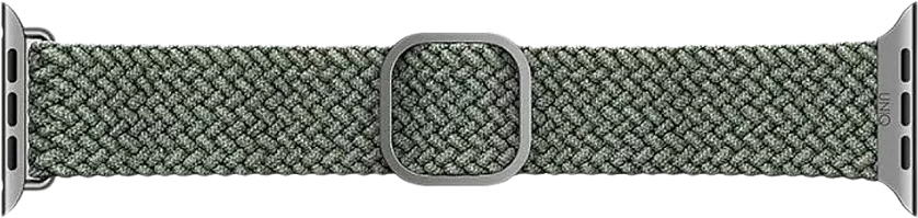 Ремешок Uniq Aspen Strap Braided (44MM-ASPGRN) для Apple Watch 45/44/42 mm (Green) купить в интернет-магазине icover