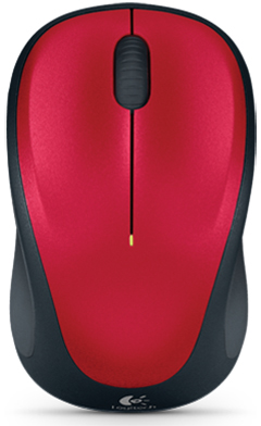 Мышь беспроводная Logitech Wireless Mouse M235 910-002496 (Red/Black) купить в интернет-магазине icover