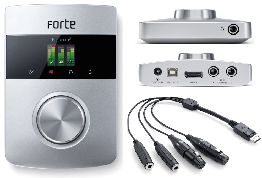 Focusrite Forte - компактный USB-аудиоинтерфейс купить в интернет-магазине icover