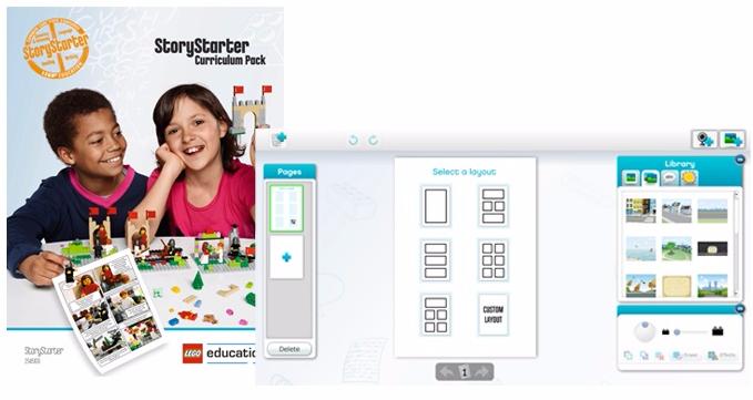 Комплект учебных материалов Lego Education StoryVisualizer Развитие речи 2.0. Построй свою историю (2045100) купить в интернет-магазине icover