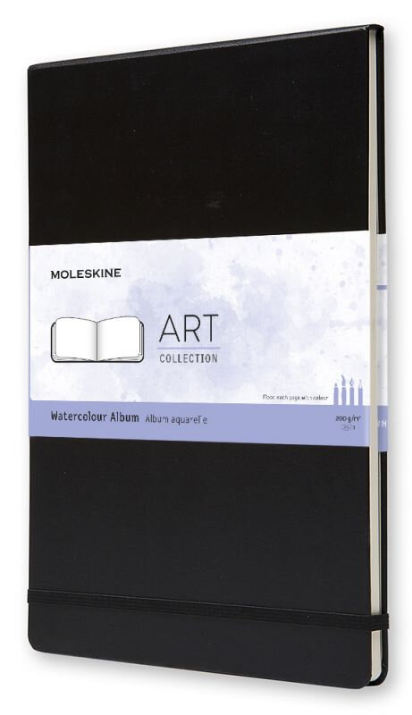 

Блокнот для акварели Moleskine Art WaterColour A4 (ARTBF833) нелинованный (Black)