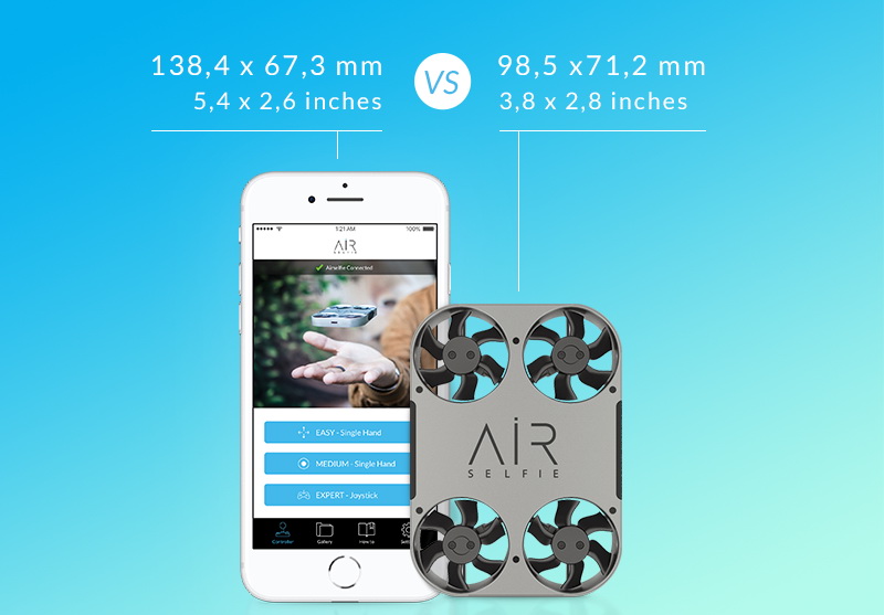 Квадрокоптер Airselfie 2 (Black) купить в интернет-магазине icover
