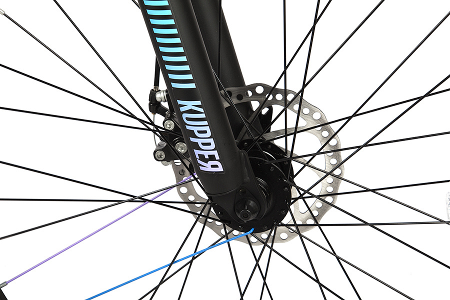 Велогибрид Eltreco Kupper Unicorn 010836-0200 (Black/Blue) купить в интернет-магазине icover