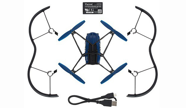 Parrot Minidrone Airborne Night Maclane - квадрокоптер (Blue) купить в интернет-магазине icover