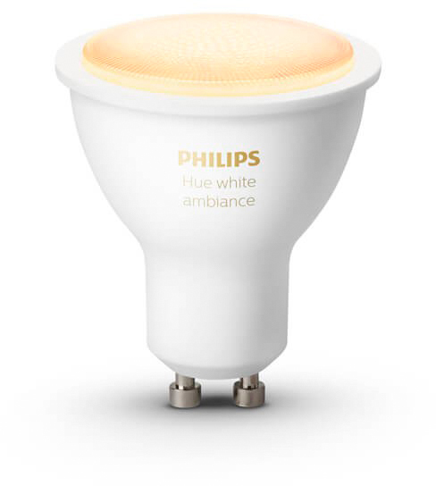 Умные светодиодные  лампы Philips Hue White Ambiance Bluetooth GU10 2 шт (8718699629298) купить в интернет-магазине icover