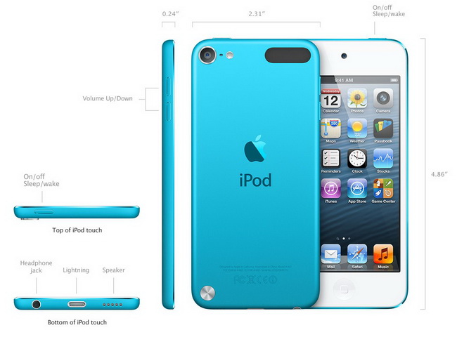 Apple iPod touch 5G 64Gb (MD750) Red купить в интернет-магазине icover