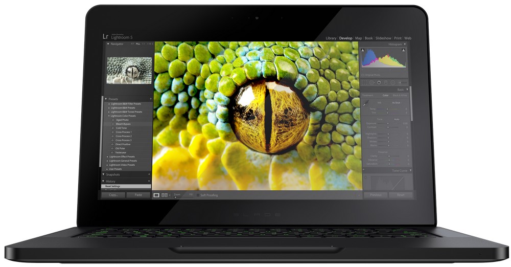 Ноутбук Razer New Blade 14", Intel Core i7 4702HQ 2.2Ghz, 8Gb, 128Gb SSD (RZ09-01161R30-R3R1) купить в интернет-магазине icover
