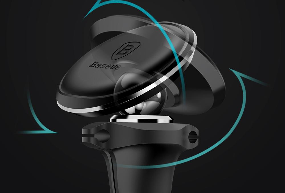 Автомобильный держатель Baseus Magnetic Air Vent Car Mount Holder (SUGX-A01) для смартфонов (Black) купить в интернет-магазине icover
