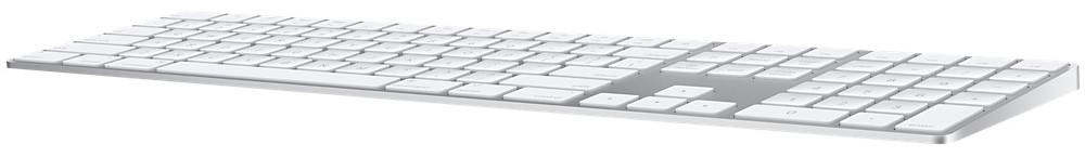 Клавиатура Apple Magic Keyboard with Numeric Keypad (MQ052RS/A) беспроводная с Bluetooth (Silver) купить в интернет-магазине icover